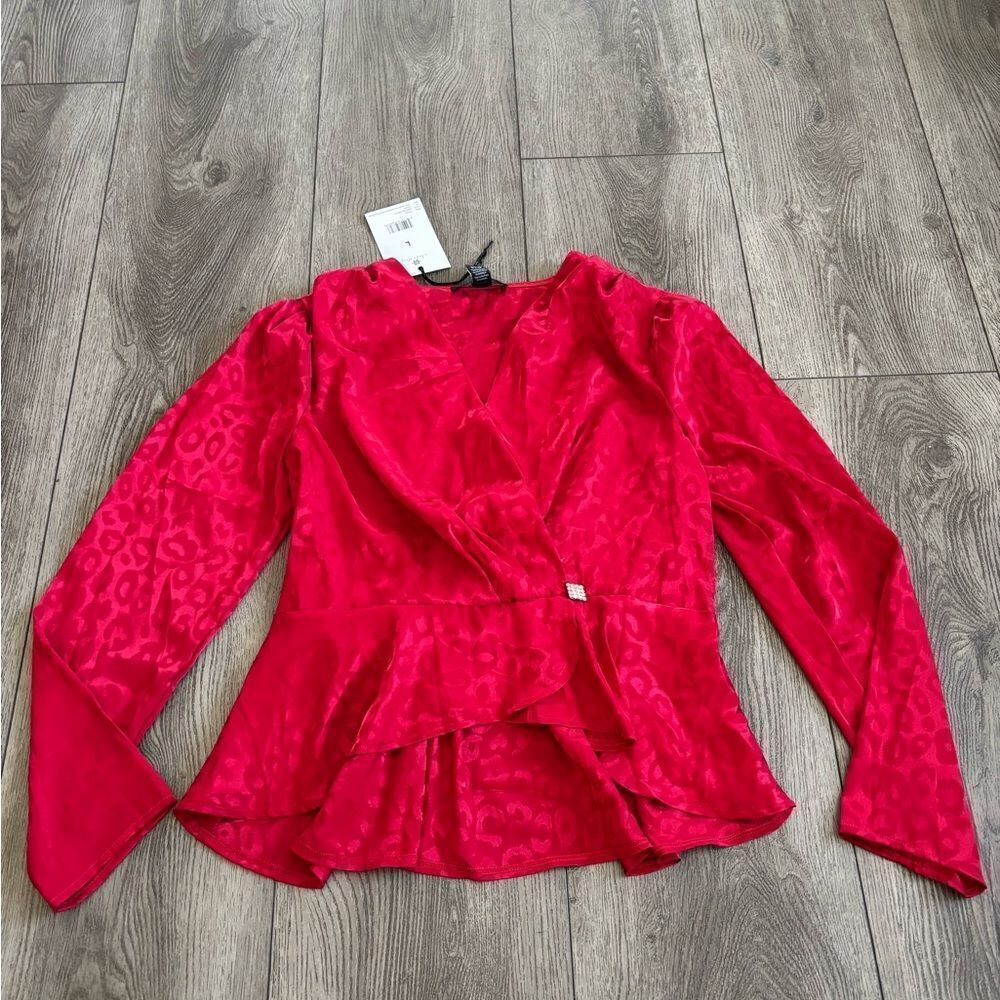 A love story Elegant Red Women's Top